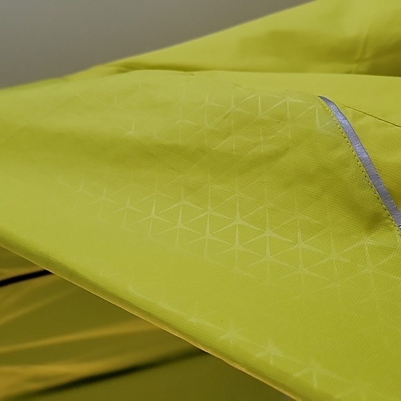 The North Face Cycling Bright Yellow Windbreaker Jacket XL - Picture 3 of 8